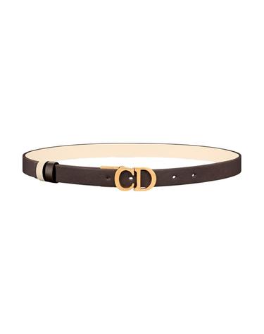 [밀라코/국내발송]  디올 20mm 새들 리버시블 벨트 초콜릿 브라운 라이트 베이지 B0335CWGA_M12E