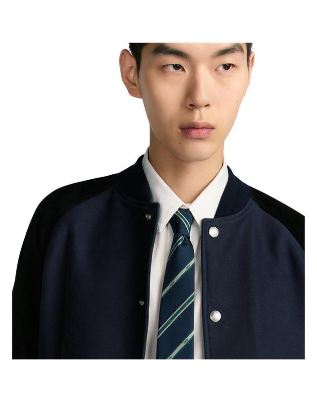 디올 [밀라코/국내발송] 디올 Dior Club 넥타이 61C1047B6020_C586 착용컷
