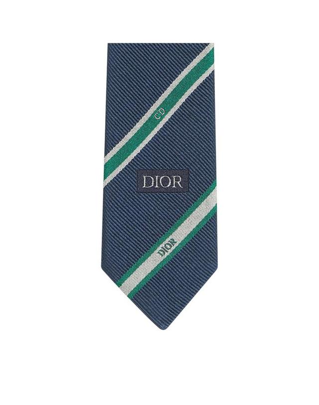 디올 [밀라코/국내발송] 디올 Dior Club 넥타이 61C1047B6020_C586 착용컷