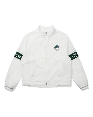 [밀라코/국내발송] 말본골프 소매 디테쳐블 우븐 자켓 OFF WHITE M5222PJK31OWT