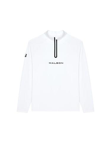 [밀라코/국내발송] 말본골프 퍼포먼스 라글란 쿼터 집 티셔츠 WHITE M5311LTL01WHT