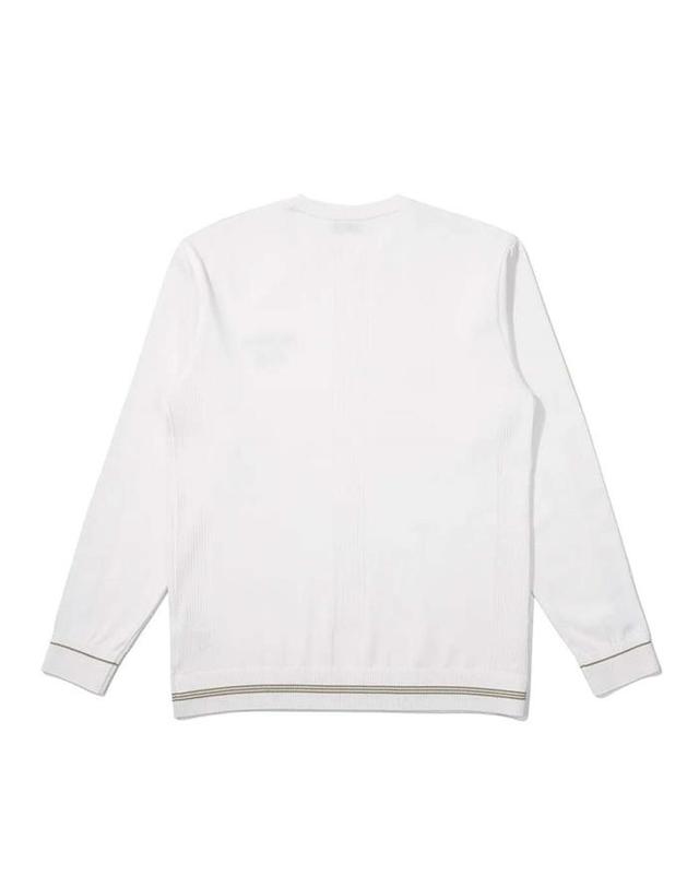 말본골프 [밀라코/국내발송] 말본 골프 아모사 라운드 긴팔 니트 M4121PKT03OWT 착용컷
