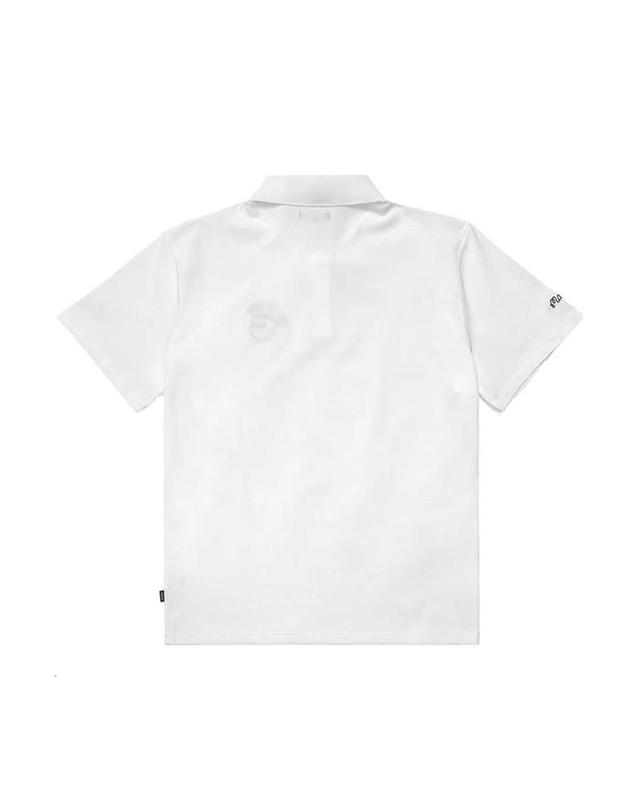 말본골프 [밀라코/국내발송] 말본 골프 엄브렐라 카라 티셔츠 M4213LTS01WHT 착용컷