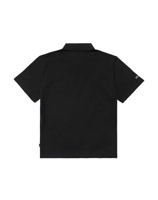 말본골프 [밀라코/국내발송] 말본 골프 엄브렐라 카라 티셔츠 M4213LTS01BLK 착용컷