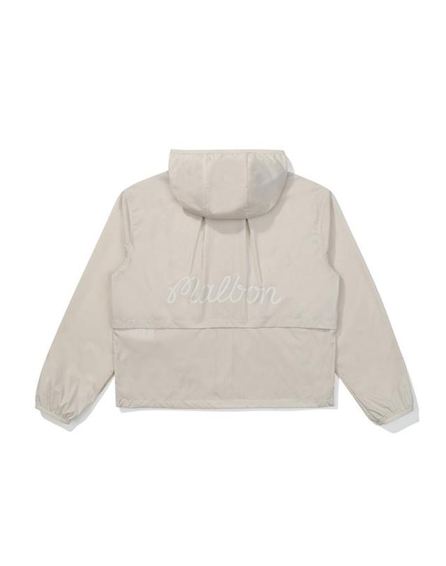 말본골프 [밀라코/국내발송] 말본골프 경량 후디드 자켓 BEIGE M5322PJK11BEI 착용컷