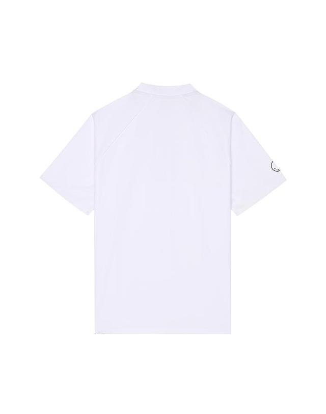 말본골프 [밀라코/국내발송] 말본골프 쿼터집 래글런 블레이드 폴로 티셔츠 WHITE M5211LTS13WHT 착용컷