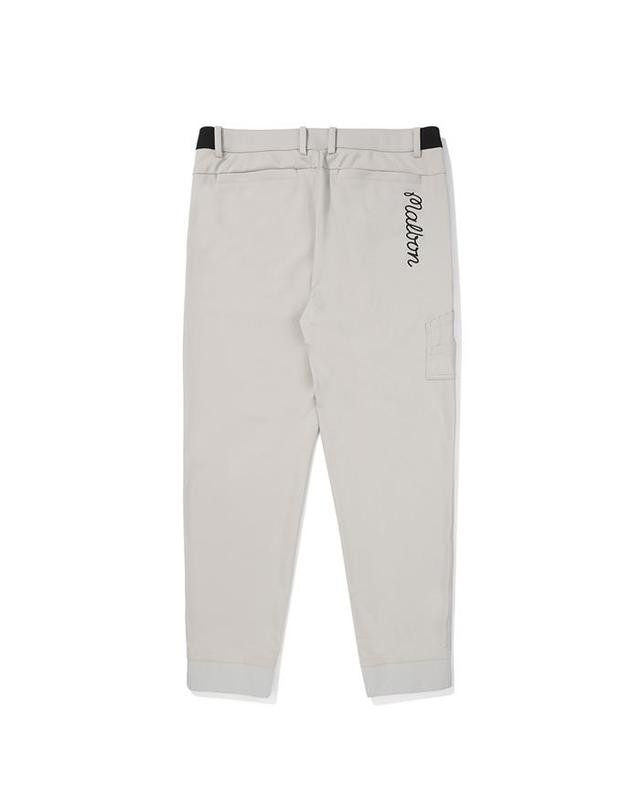 말본골프 [밀라코/국내발송] 말본골프 테크 반조거 팬츠 GREYISH BEIGE M5321PPT09GBE 착용컷
