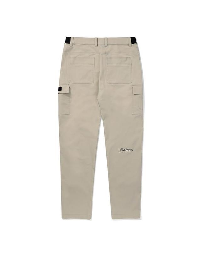 말본골프 [밀라코/국내발송] 말본골프 말본 테이퍼드 카고 팬츠 BEIGE M5321PPT08BEI 착용컷