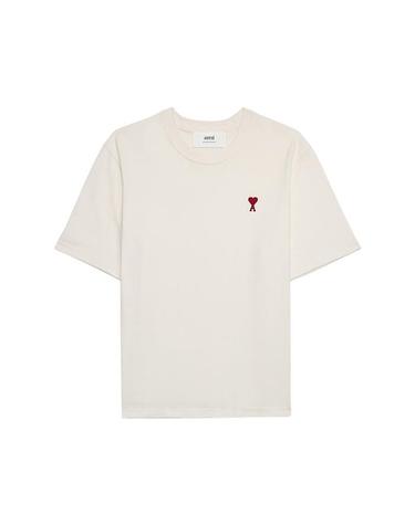 [밀라코/당일발송]  아미 하트 로고 반팔 티셔츠 화이트 BFUTS005