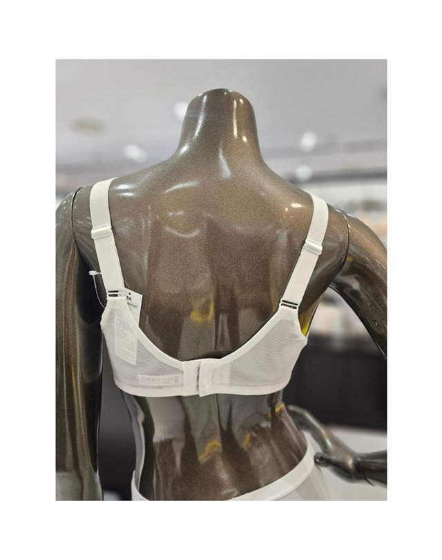 원더브라 wonderbra [갤러리아] 아이보리 스포츠 노와이어 브라 (A~D,90B)[플레이텍스]3N25T 착용컷
