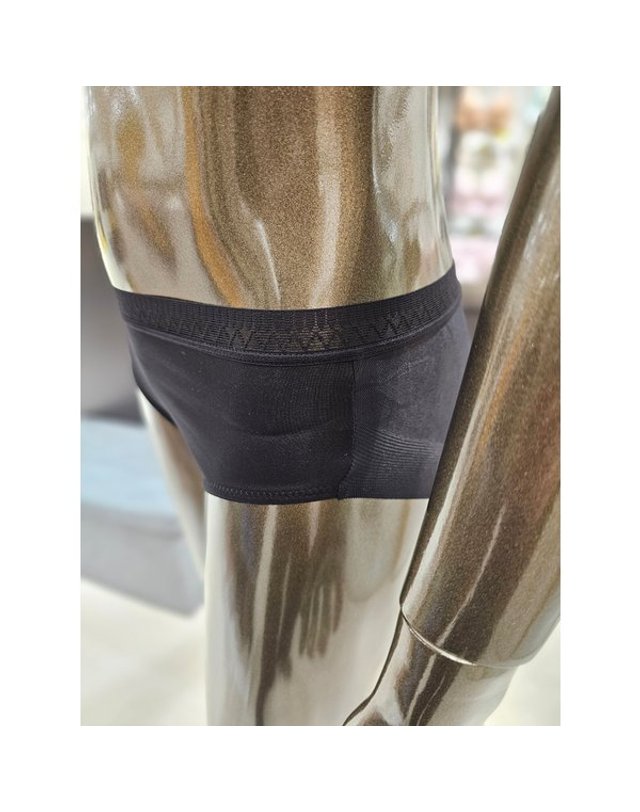 원더브라 wonderbra [갤러리아] 블랙 스포츠 아웃밴드 햄팬티(90~105) [플레이텍스] 3N20T 착용컷