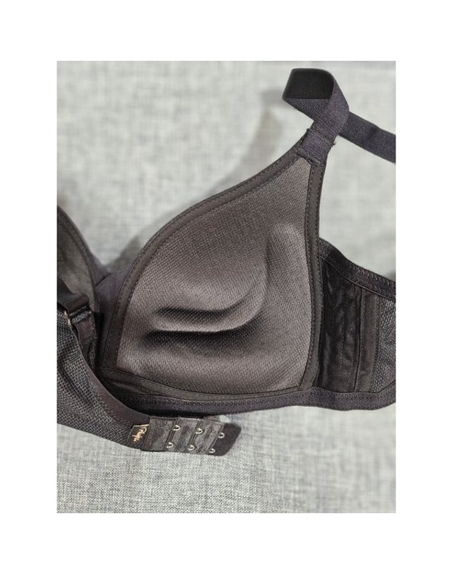 원더브라 wonderbra [갤러리아] 블랙 스포츠 노와이어 브라 (A~D,90B)[플레이텍스]3N20T 착용컷