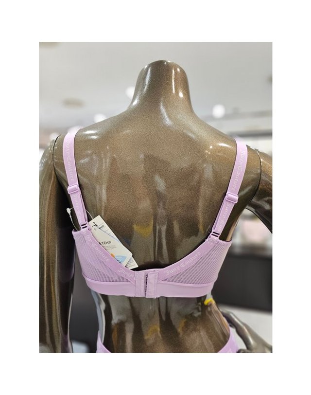 원더브라 wonderbra [갤러리아] 라벤더 밴드프리 쥬시쿠뛰르 노와이어브라 JCWBR3N05T 착용컷