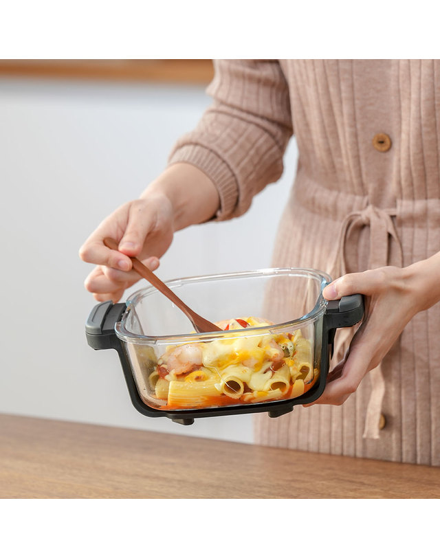 코렐 [코렐 일렉] 홈쇼핑 인기 에어글라스 바사칸 에어프라이어 착용컷