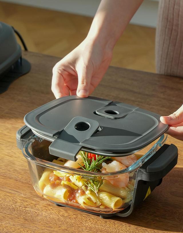 코렐 코렐 일렉 바사칸 에어프라이어 추가 용기 1.5L (2개입) 착용컷