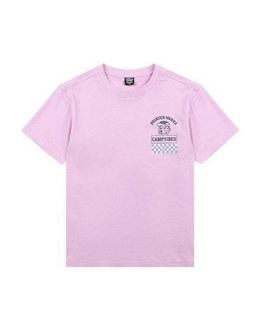 포인터웍스 [보리보리] 헤지스X 체커보드 반소매 그래픽 티셔츠