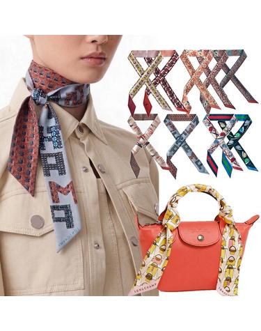 롱샴 로고 트윌리 쁘띠 스카프 9종 LONGCHAMP