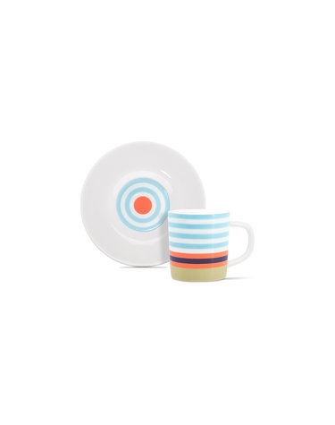 포지타노 에스프레소 컵앤소서 찻잔세트/Espresso cup + saucer Positano/EM19