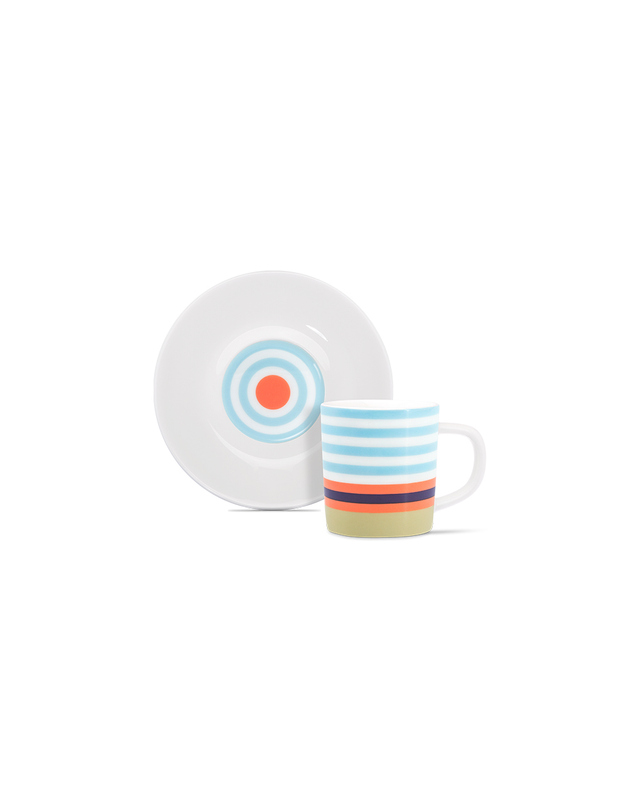 리멤버 포지타노 에스프레소 컵앤소서 찻잔세트/Espresso cup + saucer Positano/EM19 착용컷