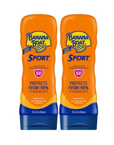[무료배송직구]바나나보트 스포츠 선스크린 로션 SPF 50 236ml x2개