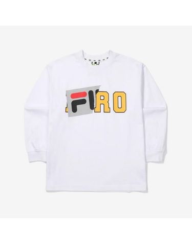 [보리보리] FILA KIDS X HIRO 더블로고 티셔츠 FK2RLF3H01X_OWH