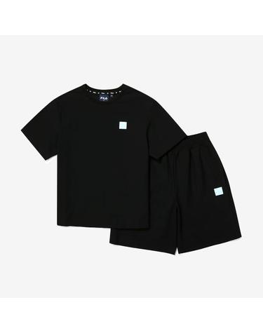 [보리보리] 에센셜 우븐 상하셋업 FK2FSG2203X_BLK