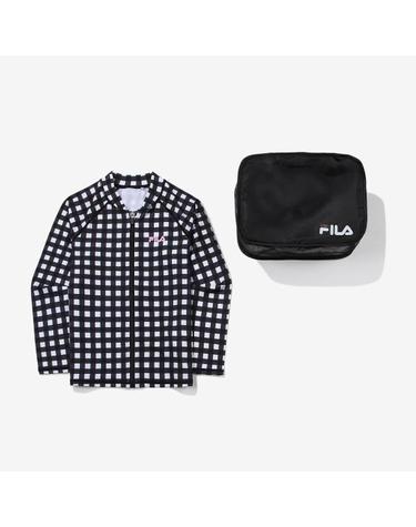 [보리보리] 체크 집업 래쉬가드 FK2RTF2A03F_BLK