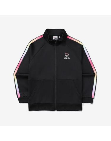 [보리보리] 휠라 헤리티지 하트 집업 FK2FTF1110F_BLK