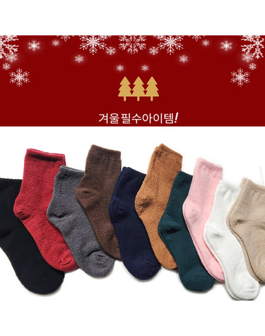 [보리보리] 100 국산 수면양말 5족세트 무압박 편안한 임산부 데일리 보온수면양말