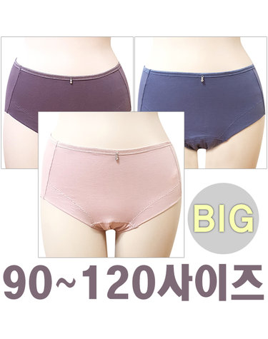 [보리보리] 여성요실금팬티 요실금팬티 위생 방수 엄마 할머니 속옷 3매