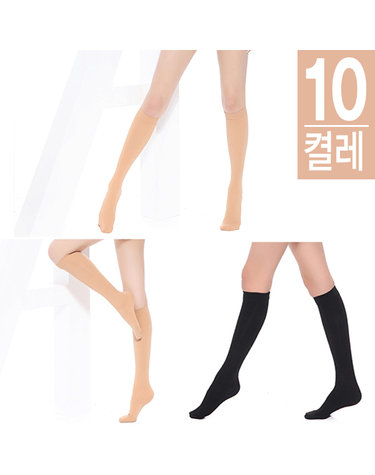 [보리보리] 국산 두꺼운 멀티판타롱스타킹 10족 반스타킹 무릎스타킹
