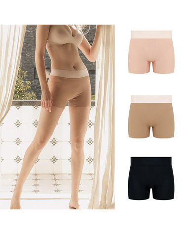 [보리보리] 물랑루즈 비프리 여성 심리스팬티 노라인 사각 드로즈팬티