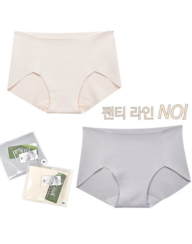 [보리보리] 국내생산 여성 팬티 심리스팬티 노라인 무봉제 언더웨어 Y존