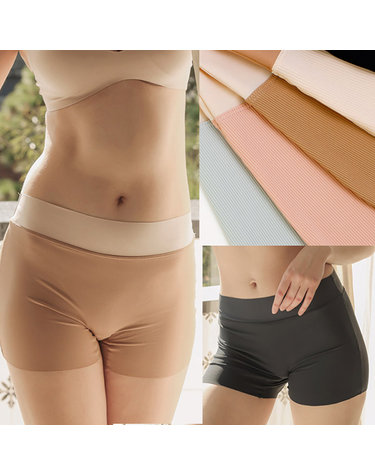 [보리보리] 2종 비프리 심리스 안심케어 여드로즈팬티 여성사각속옷