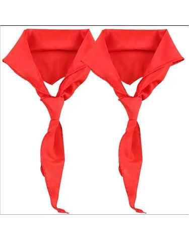 [보리보리] 레드스카프 마후라 성인 붉은악마 목스카프 응원 단체행사 이벤트 소품 합창 학생 여성 승리의함성 운동회