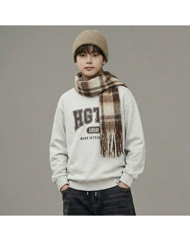 [보리보리] 행텐틴즈 더블페이스 로고 레터 맨투맨_10114560-031-207-07