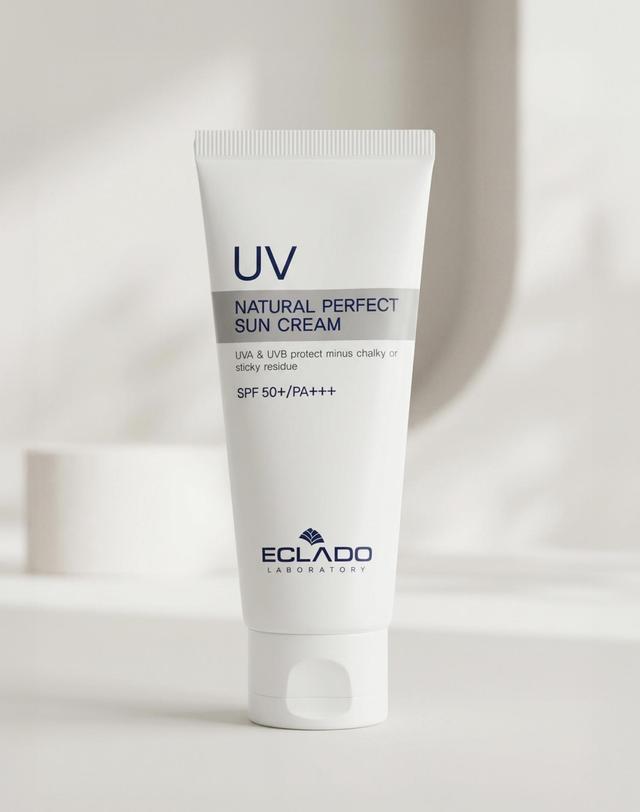에끌라두 [에스테틱 제품]내추럴 퍼펙트 선크림 70g[SPF50+ PA+++] 착용컷