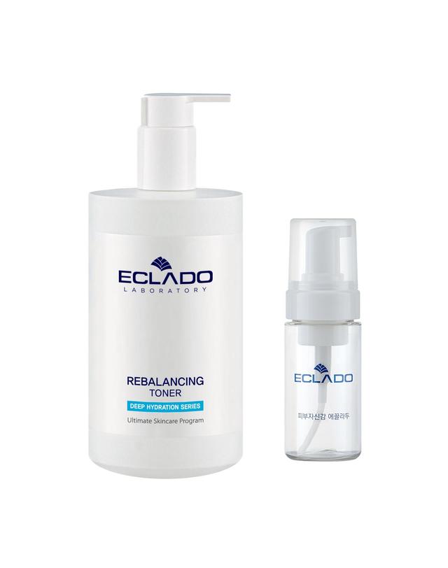 에끌라두 [대용량]그린에너지 수분 진정 리밸런싱 클로렐라 토너 500ml 착용컷