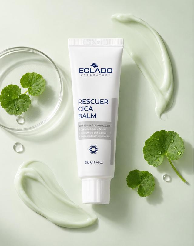 에끌라두 [2종세트]극강 진정 시카 밤 장벽크림50g&집중 영양 단백질앰플 50ml 착용컷