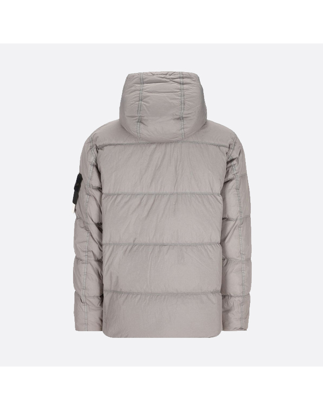 스톤아일랜드 26FW 스톤 아일랜드 크링클랩스 후드 패딩 자켓 그레이 L2S154100037 S0A23 V0060 착용컷