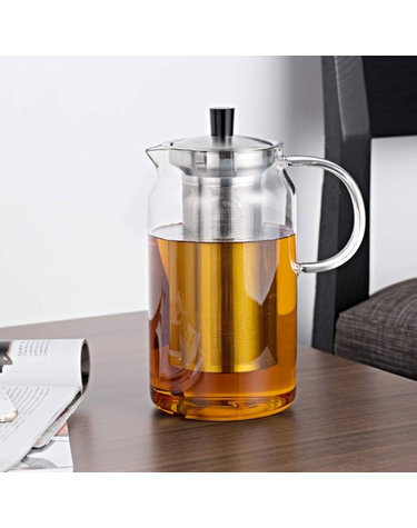 마린글라스 베이직 스텐 필터 티포트 1200ml