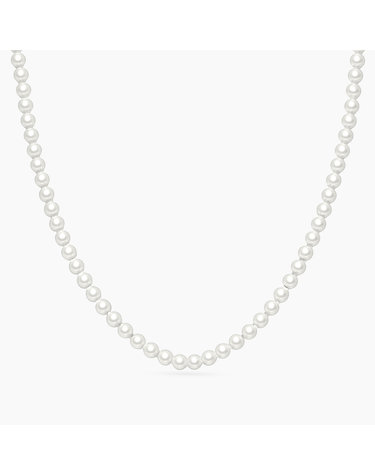 [모아르] 14K 에끌라드 진주 목걸이 4mm