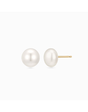 [모아르] 14K 아멜르 담수 진주 귀걸이 6mm