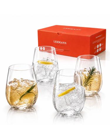 레만글라스 언더락잔 스피어 33CL 4개 칵테일 디져트 가니쉬 물컵 온더락 크리스탈