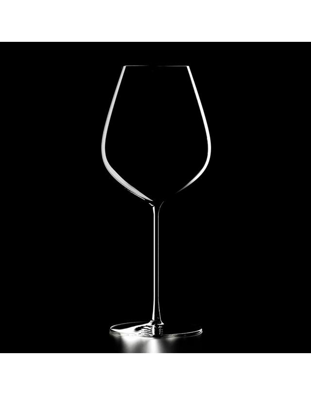 레만글라스 레만글라스 와인잔 호미지 72CL 레드 화이트 부르고뉴 버건디 울트라라이트 크리스탈 착용컷