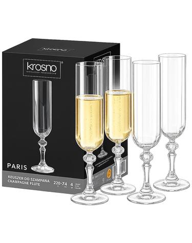 샴페인와인잔 크리스타 클래식파리 250ML 4개 스파클링 크리스탈
