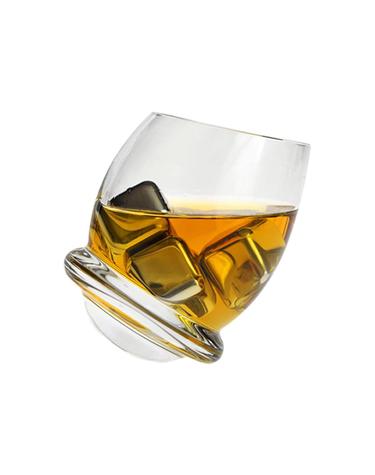 크로스노 회전언더락잔 롤리폴리 200ML 위스키 양주 꼬냑 핸드메이드 크리스탈