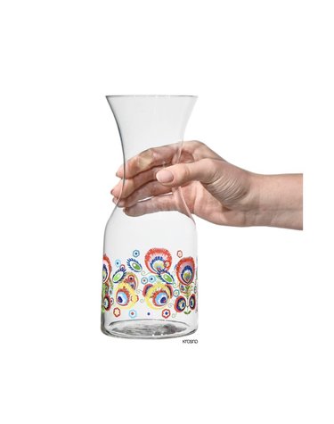 물병 크로스노 포크 900ML 물통 카라페 디자인유리 폴란드 전통디자인 크리스탈