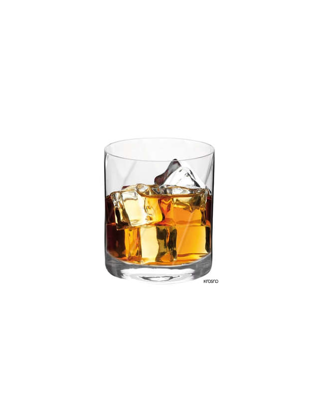 크로스노 크로스노 위스키잔 로맨스 320ML 6개 언더락 양주 꼬냑 핸드메이드 크리스탈 착용컷