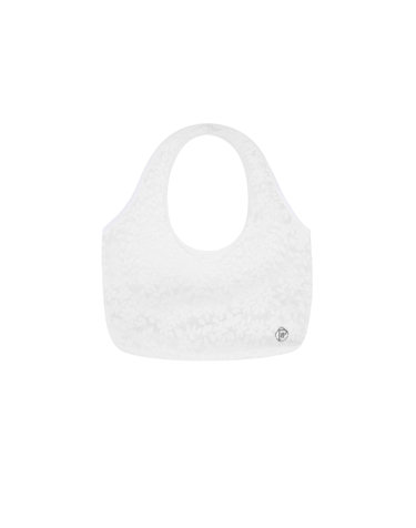 FLOWER MESH BAG [WHITE]